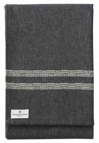 Finlayson Tamminiemi Duschtuch / Strandtuch / Saunatuch (Öko-Tex) 90x180 cm schwarz