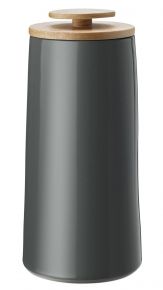 Stelton Emma Dose Höhe 23 cm dunkelgrau