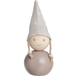 Aarikka Saunatonttu Saara Höhe 11 cm beige