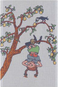 Ekelund Pippi Langstrumpf klettert Geschirrtuch (Öko-Tex) 40x60 cm mehrfarbig