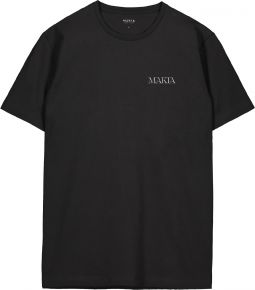 Makia Clothing x Danny Larsen Herren T-Shirt schwarz / weiß Skog (Wald)
