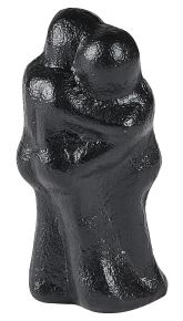 Morsø Figur Eine Umarmung von mir zu dir Höhe 8,5 cm schwarz