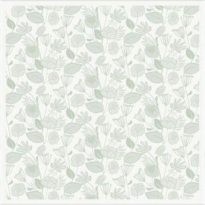 Ekelund Frühling Begrünung Mitteldecke (Öko-Tex) 75x75 cm grün, weiß