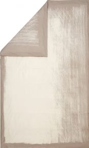 Marimekko Kuiskaus (Flüstern) Bettdeckenbezug 135x200 cm grau, cremeweiß