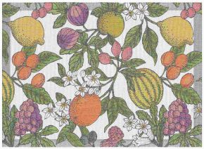 Ekelund Sommerfrucht Tischset (Öko-Tex) 35x48 cm mehrfarbig