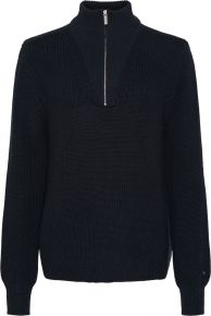 REDGREEN Damen Pullover mit Kragen und 1/4 Reißverschluss Laila