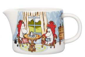 Moomin by Arabia Mumins Nachmittags im Salon Krug 0,35 l weiß, mehrfarbig