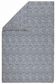 Marimekko Piekana (Raufußbussard) Bettdeckenbezug 135x200 cm dunkelblau, cremeweiß