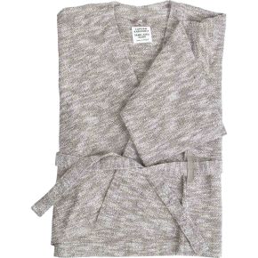 Lapuan Kankurit Unisex Bademantel weiß, braun Kaapelitehdas (Kabelwerk)