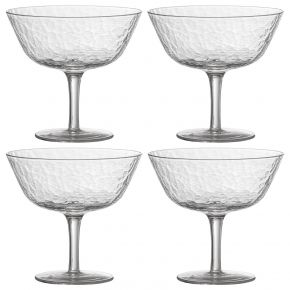 Bloomingville Asali Cocktailglas / Champagnerschale / Eisschale 41 cl klar 4 Stk.