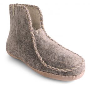 Egos Copenhagen Unisex Filzstiefel Ledersohle