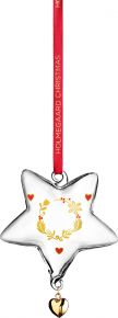 Holmegaard Weihnachten 2023 Ann-Sofi Romme Baumschmuck Stern klar, gold