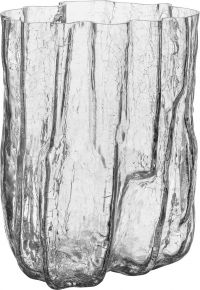 Kosta Boda Crackle Vase Höhe 28,5 cm klar