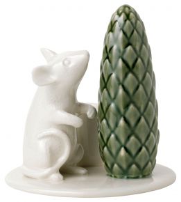 Dottir Nordic Design Wintergeschichten Kerzenständer Maus Höhe 9,5 cm