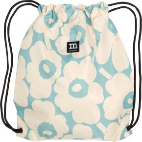 Marimekko Unikko Smarter Rucksack (faltbar) cremeweiß, türkis 42x37 cm