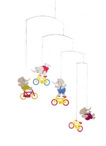 Flensted Mobiles Radelefanten