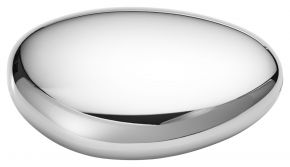 Georg Jensen Sky Dose Höhe 5 cm Breite 14 cm Edelstahl poliert