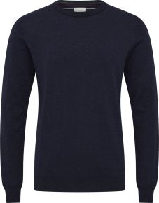 REDGREEN Herren Pullover mit Leinen Rundhals navy Jimi