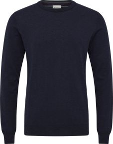 REDGREEN Herren Pullover mit Leinen Rundhals navy Jimi