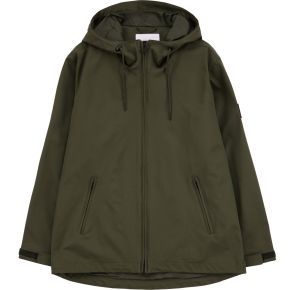 Makia Clothing Herren Regenjacke mit verstellbarer Kapuze waldgrün Oak