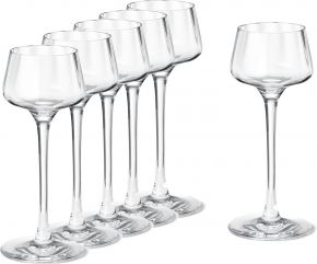 Georg Jensen Bernadotte Schnapsglas 4 cl klar 6 Stk.