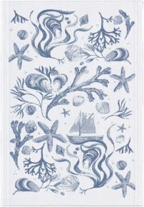 Ekelund Maritim Seebrise Geschirrtuch (Öko-Tex) 35x50 cm blau