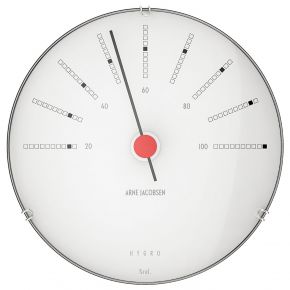Arne Jacobsen Clocks Bankers Wetterstation Hygrometer Ø 12 c