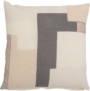 Bloomingville Kissen 50x50 cm grau, beige Maje