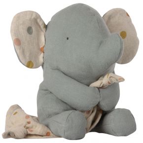 Maileg Wiegenlied Freunde Kuscheltiere Elefant Höhe 32 cm grau