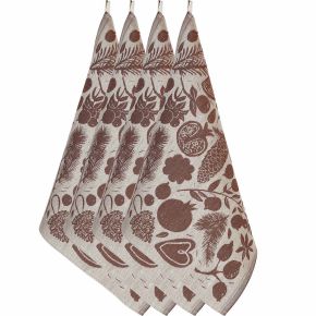 Lapuan Kankurit Talven Tuoksut (Winterprodukte) Stoffserviette 46x46 cm 4 Stk. (Öko-Tex)
