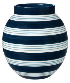 Kähler Design Omaggio Nuovo Vase Höhe 20,5 cm dunkelblau