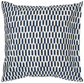 Marimekko Piekana (Raufußbussard) Bettkissenbezug 80x80 cm dunkelblau, cremeweiß