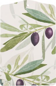 Klippan Olive Schneidebrett / Servierbrett 19x29 cm violett, grün, cremeweiß
