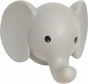 Jabadabado Wandleuchte Elefant fürs Kinderzimmer Höhe 28 cm grau