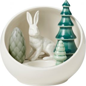 Dottir Nordic Design Winter Stories Teelichtleuchter Hase Ø 14 cm