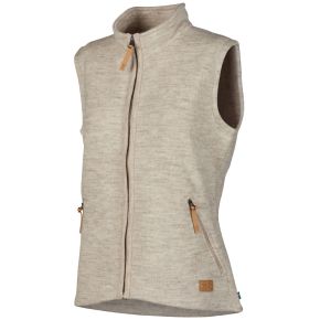 Ivanhoe of Sweden Damen Wollweste (ungefärbte Wolle) Full Zip NLS Coco