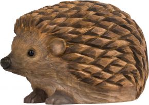 Wildlife Garden Decoanimal Igel handgeschnitzt