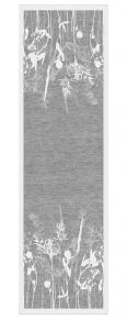 Ekelund Tradition Luftig Tischläufer (Öko-Tex) 35x120 cm grau, weiß