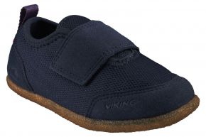 Viking Footwear Unisex Kinder Filzhausschuh mit Klettverschluss Hnoss