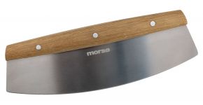 Morsø Culina Pizzamesser / Wiegemesser Länge 30 cm Holz / Edelstahl
