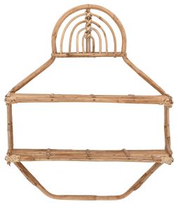 Bloomingville Katryn Regal Rohrstock Höhe 48 cm Länge 40 cm natur