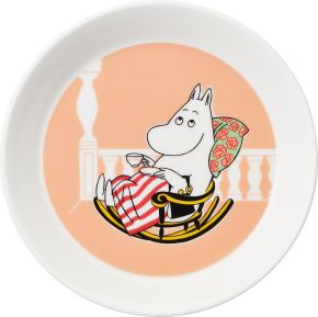 Moomin by Arabia Mumins Muminmama Marmelade Teller Ø 19 cm apricot, grün, rot