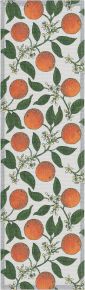 Ekelund Sommer Orangen Tischläufer (Öko-Tex) 35x120 cm orange, grün, weiß