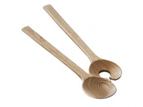 Bitz Salatbesteck 2 tlg. Länge 32 cm Eiche