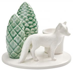 Dottir Nordic Design Winter Stories Kerzenständer Fuchs Höhe 8 cm