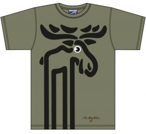 Bo Bendixen Unisex T-Shirt army Elch