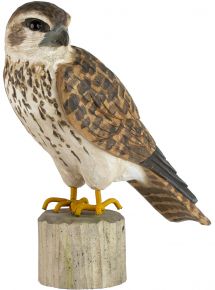 Wildlife Garden Decobird Steinfalke handgeschnitzt