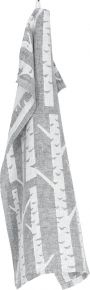 Lapuan Kankurit Koivu (Birke) Saunasitzauflage 46x60 cm (Öko-Tex) weiß, grau