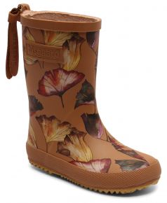 Bisgaard Mädchen Kinder Gummistiefel Fashion camel flowers