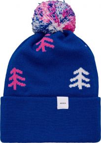 Makia Clothing Unisex Pudelmütze (Merinowolle) bright blue Backwoods